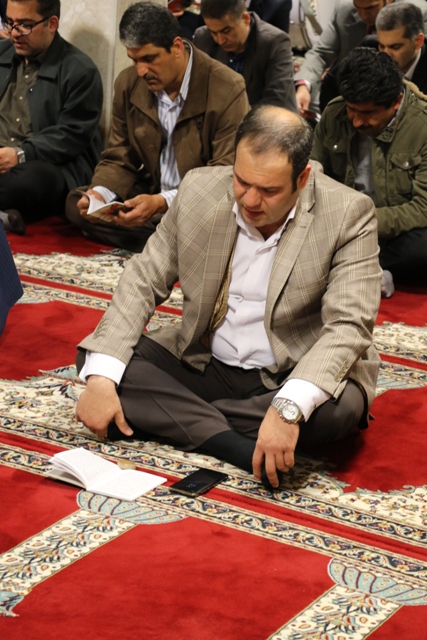 مراسم قرائت زیارت عاشورا در شهرداری لاهیجان برگزار شد